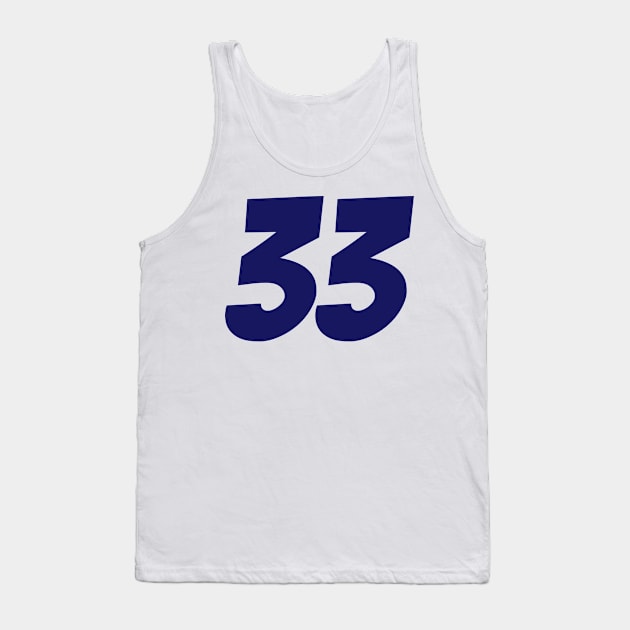 Max Verstappen 33 - Driver Number Tank Top by GreazyL